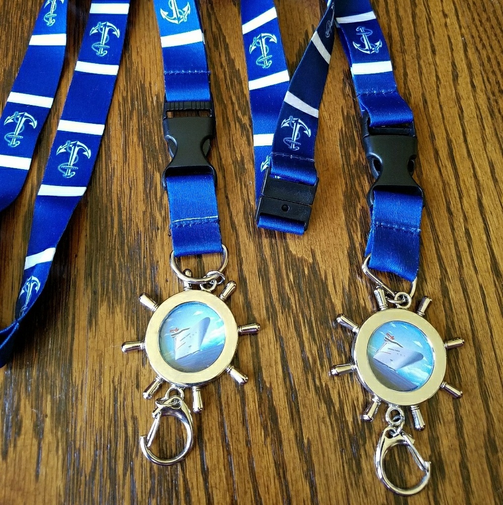 Carnival Cruise Lines Lanyards- Set of 2